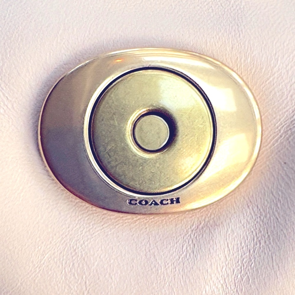Coach Cream Leather Pillow Tabby Top Handle Bag - Picture 5 of 15